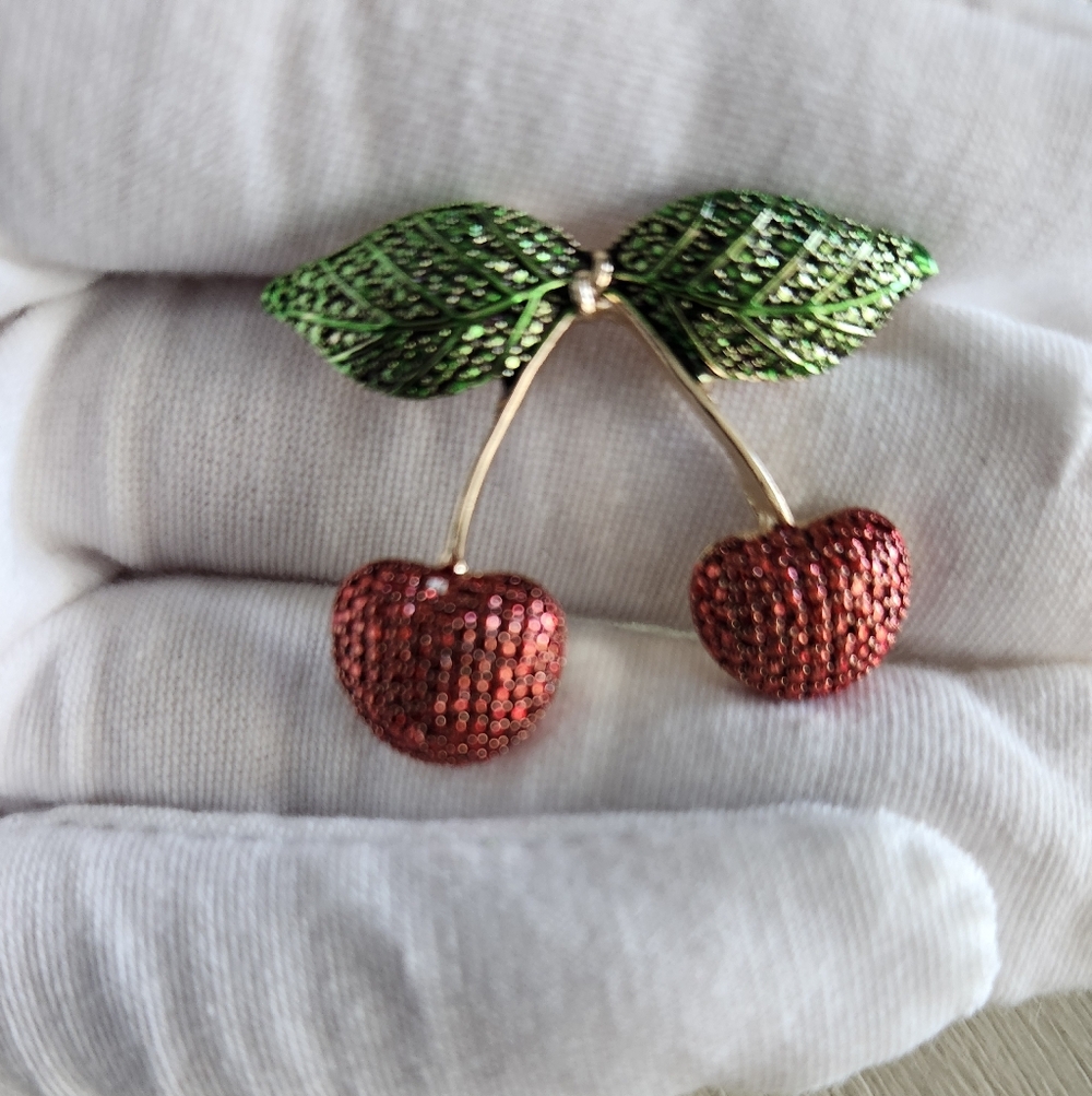 Cherry Brooch